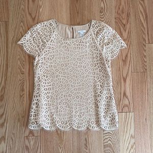 EUC JCrew Lace blouse